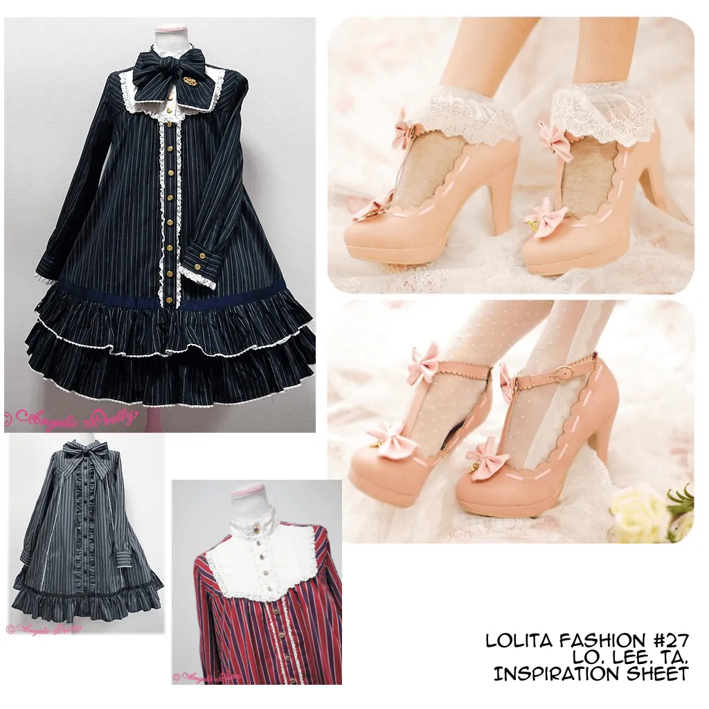 Lolita Fashion #27 Inspiration Sheet Lo. Lee. Ta.