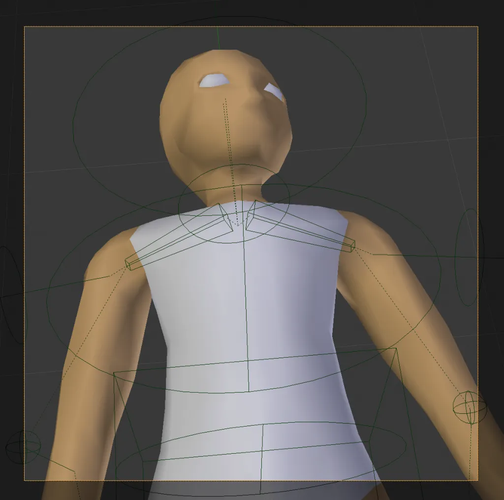 Blender mannequin for Hana