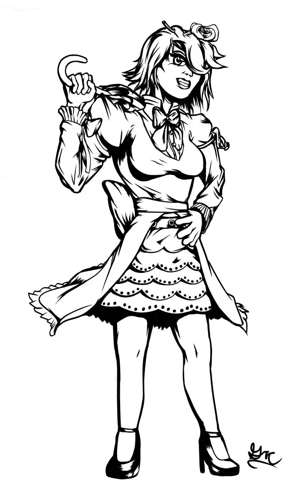 Kamiko Fanart by Griffin Cost (Blood Catalysts)