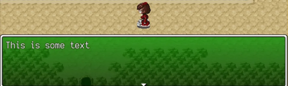 RPG Maker Text Window