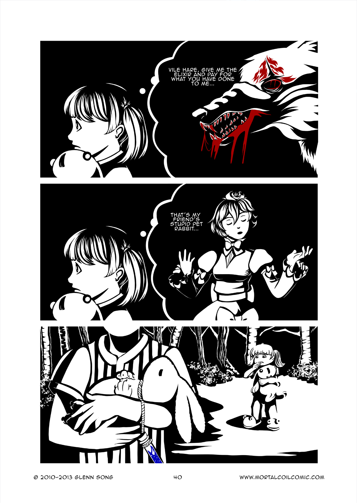 Kamiko and the Wolf, Page 9 | The Rabbit and the Moon | Comics | This ...
