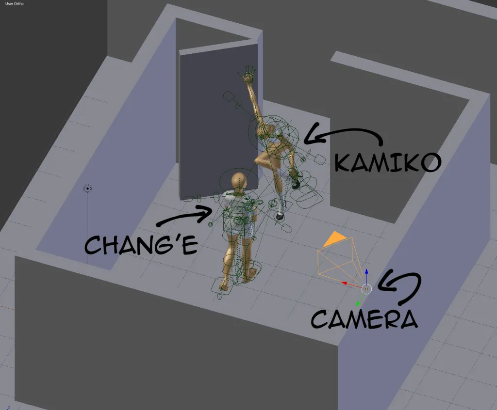 Breakout Blender Setup for Frame 1 | Lady of the Moon | This Mortal Coil