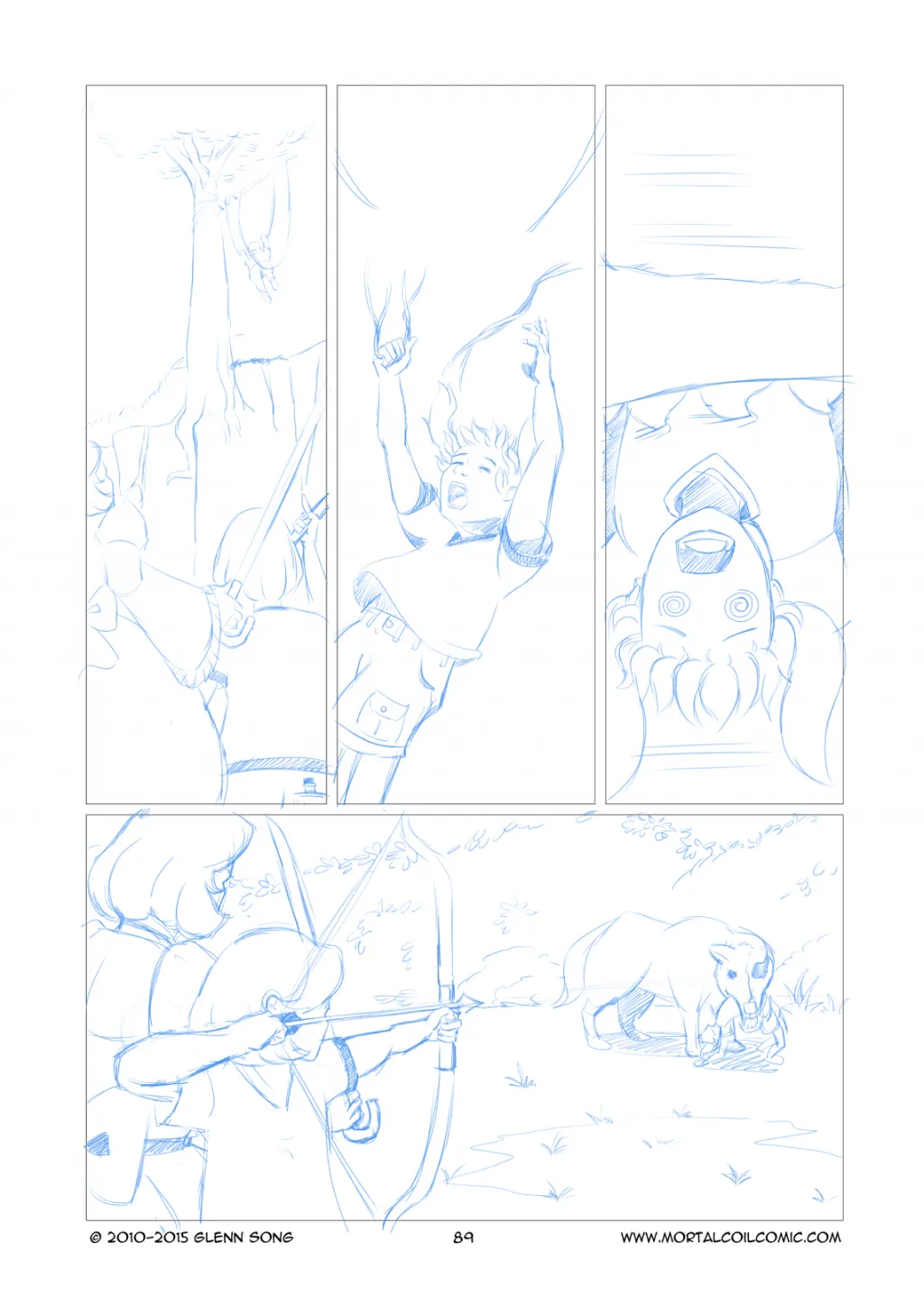 A Voice in the Woods - 6 Pencils