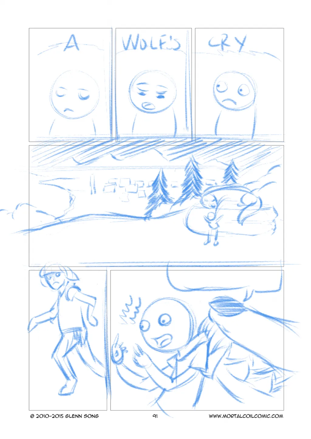 A Wolf&#x27;s Cry - 1 - Storyboards