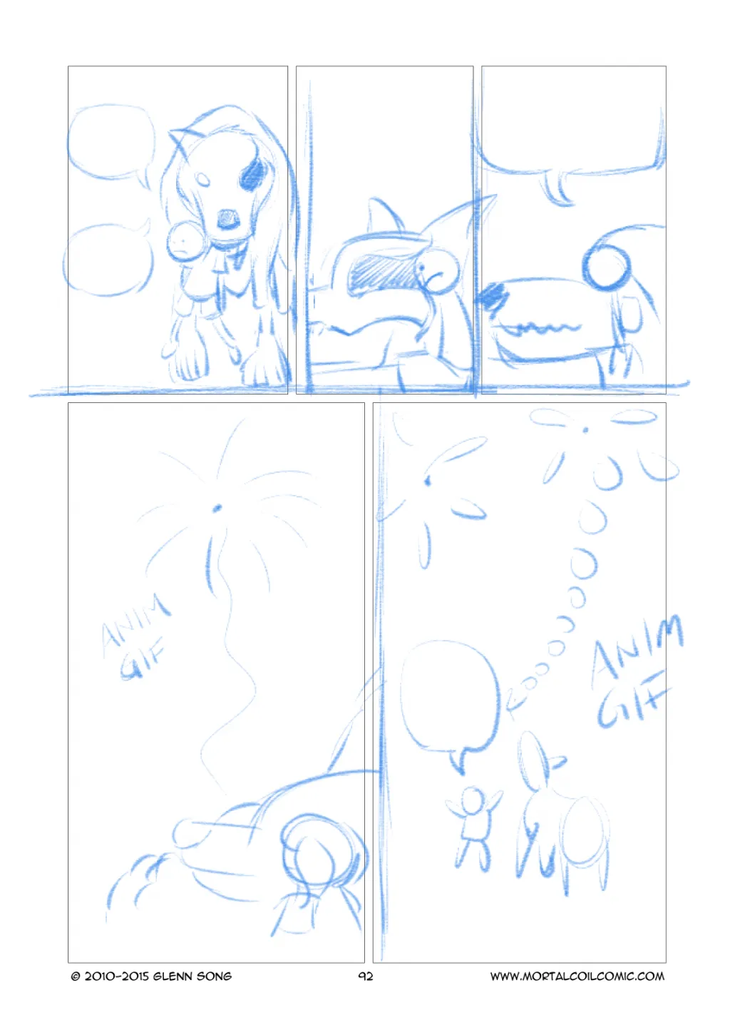 A Wolf's Cry - 2 - Storyboards