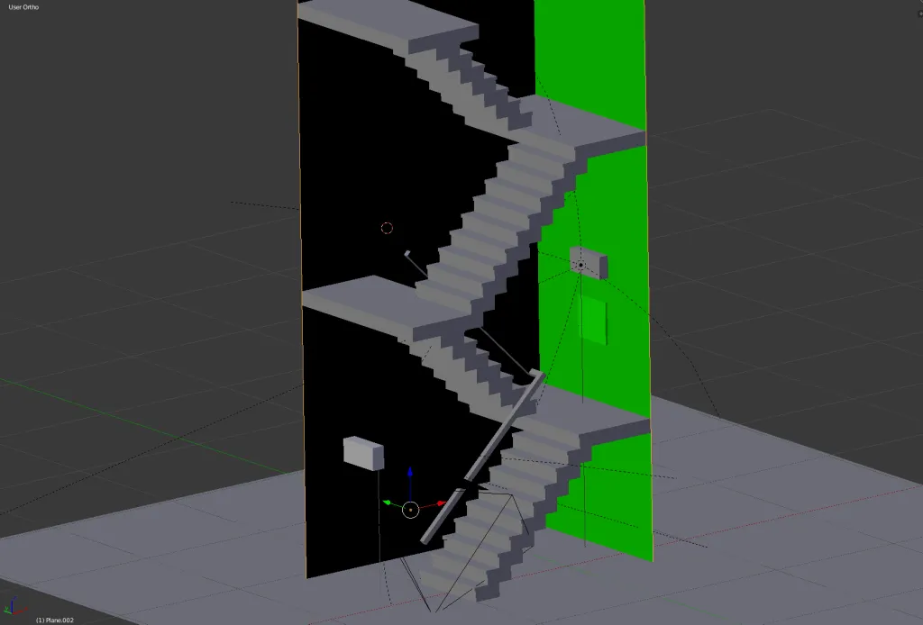 Staircase Setup in Blender | Clip Clop | Lady of the Moon | This Mortal Coil