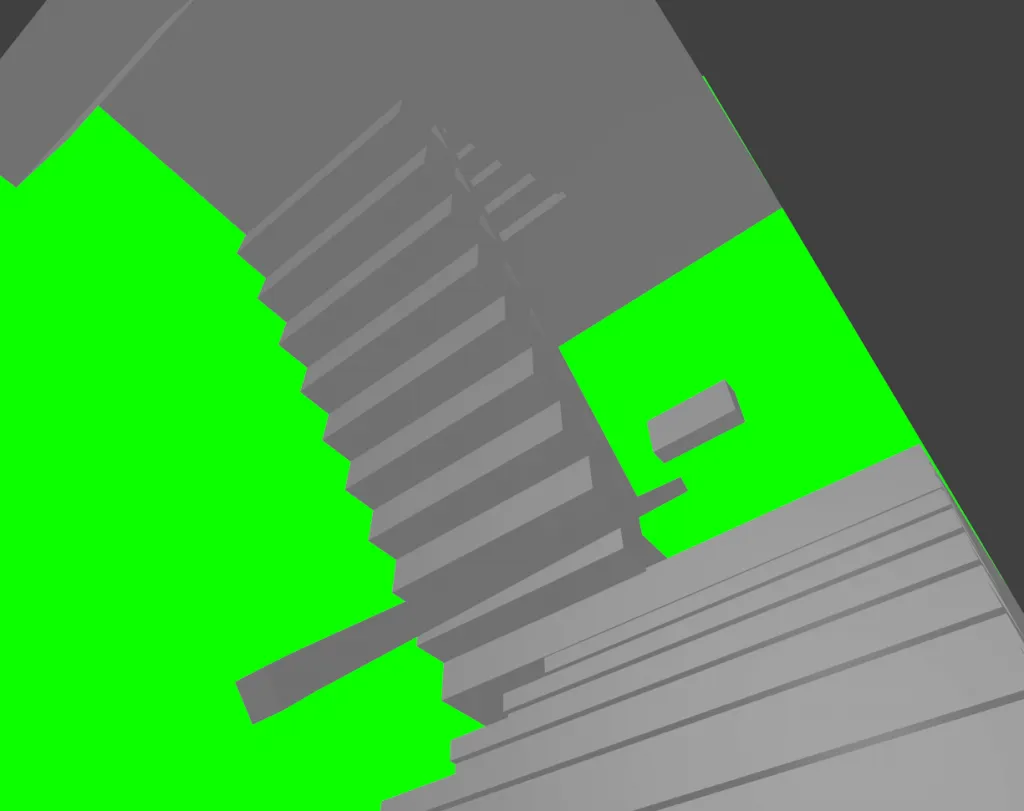 Staircase Camera View in Blender | Clip Clop | Lady of the Moon | This Mortal Coil