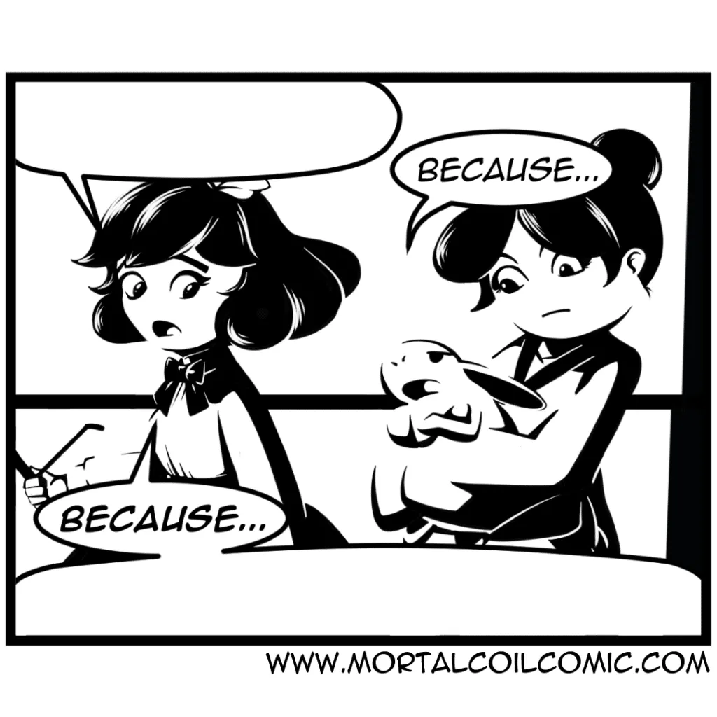 Unbelievable! Caption This Blank | Lady of the Moon | This Mortal Coil Webcomic