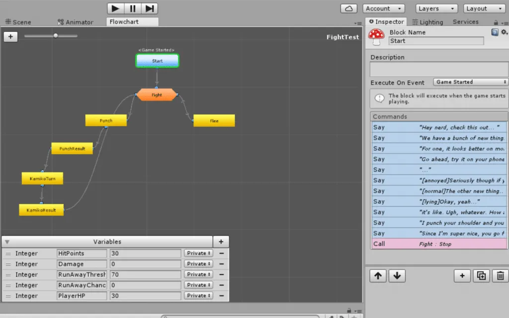 Unity Fungus Shrine Dialogue Editor