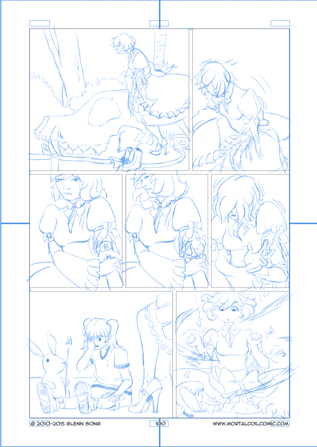 The Miracle, Page 4 Pencils