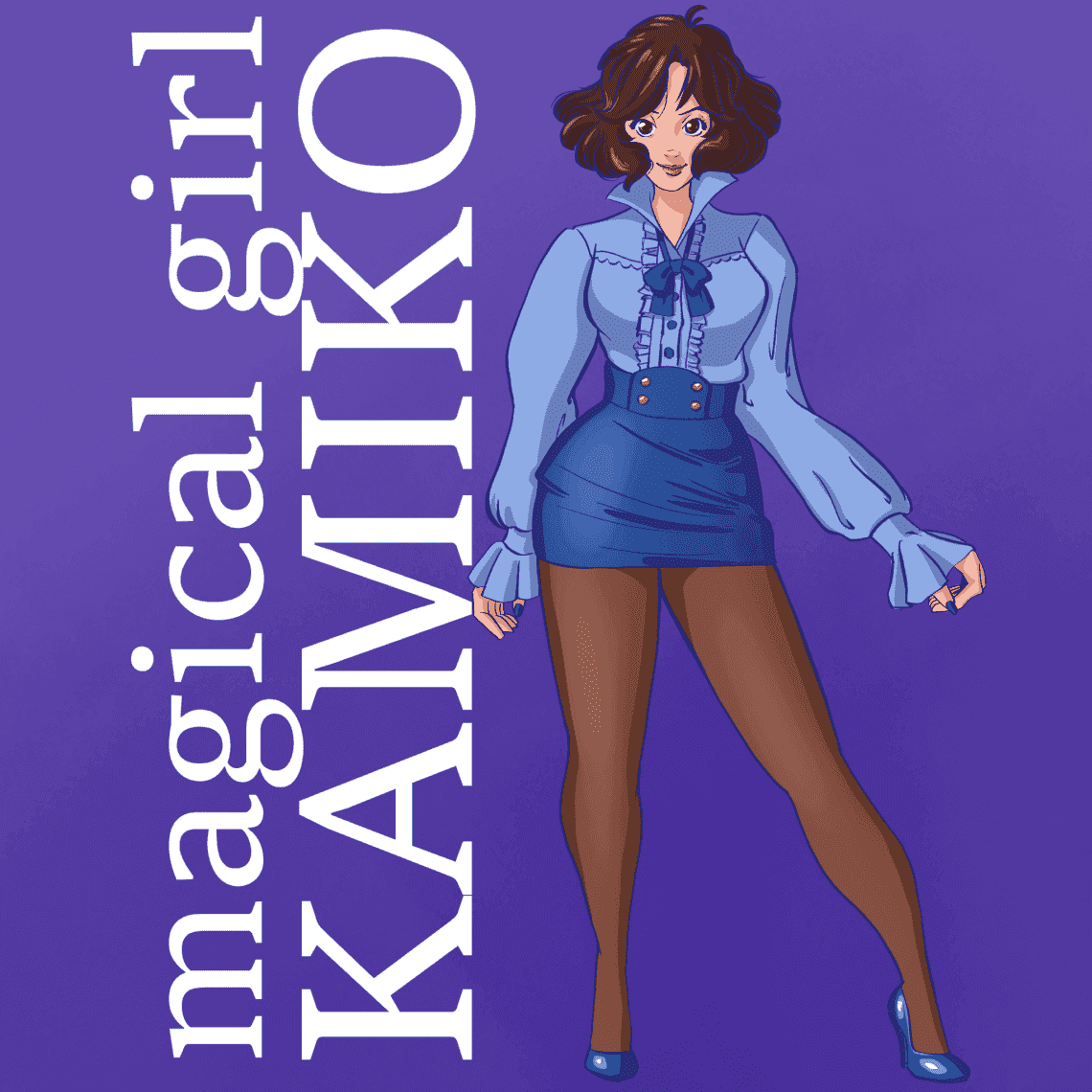 magical girl kamiko fashion model pose