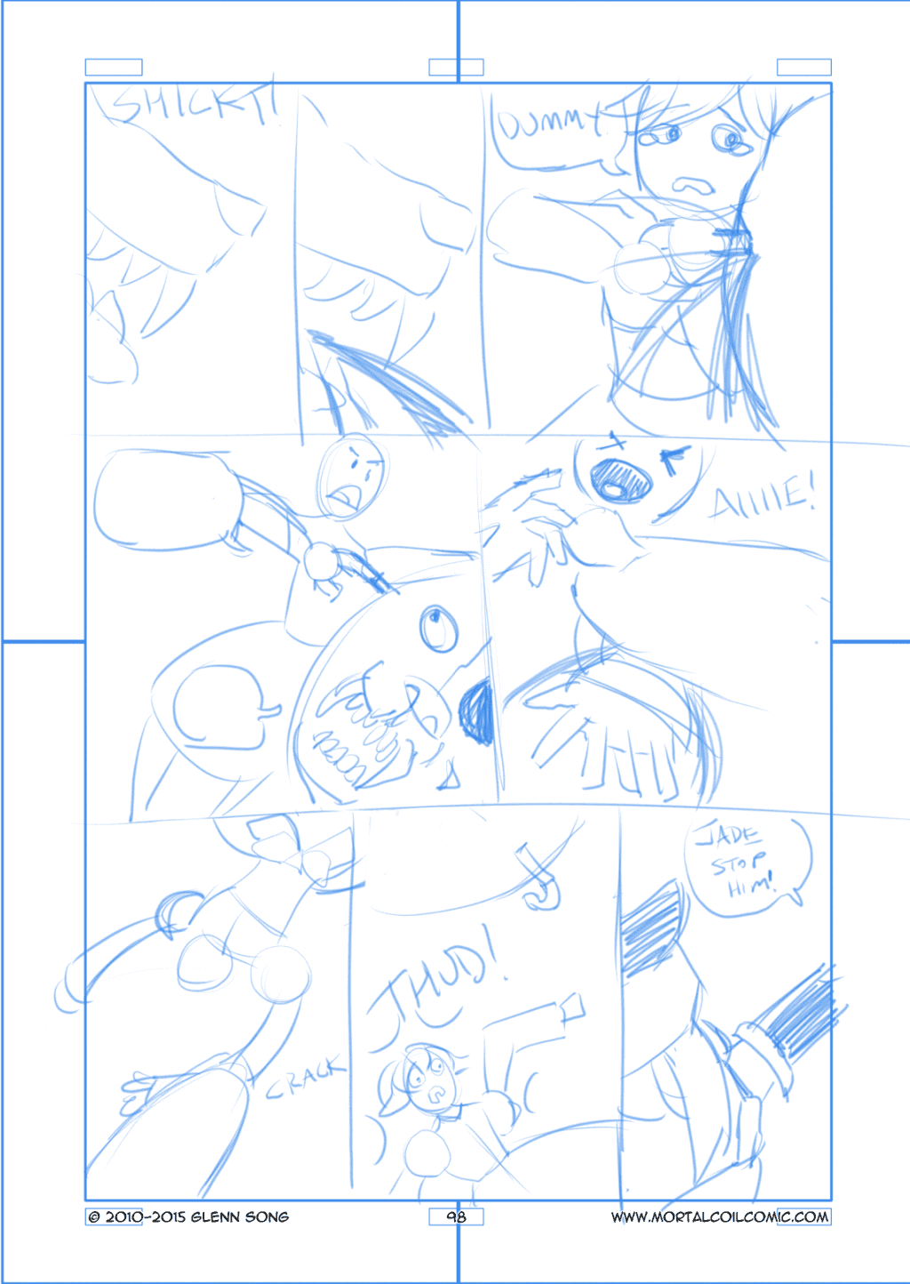 The Miracle Page 2 Storyboard