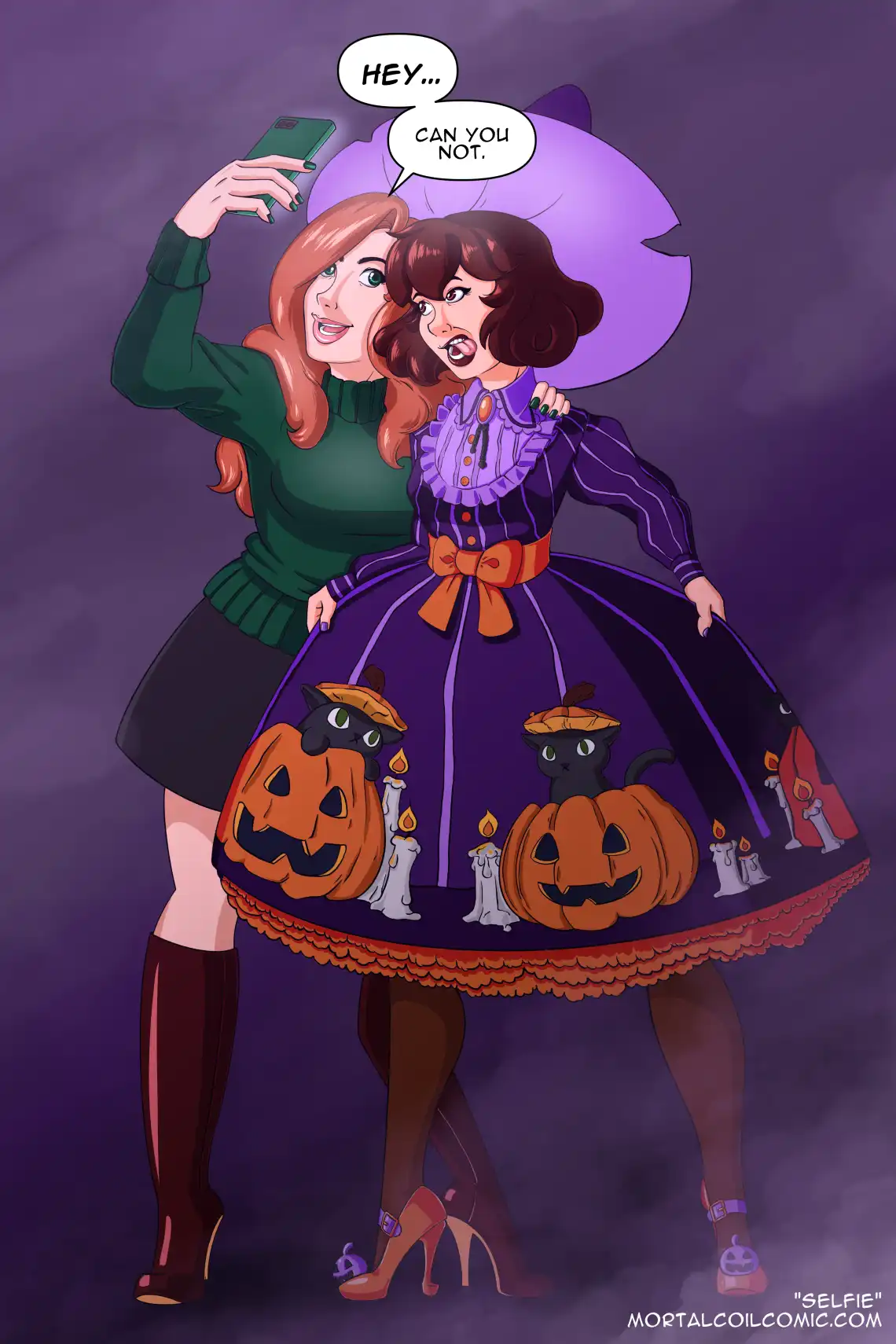 Hey... Can you not? Kitty and Witches for Halloween 2020!