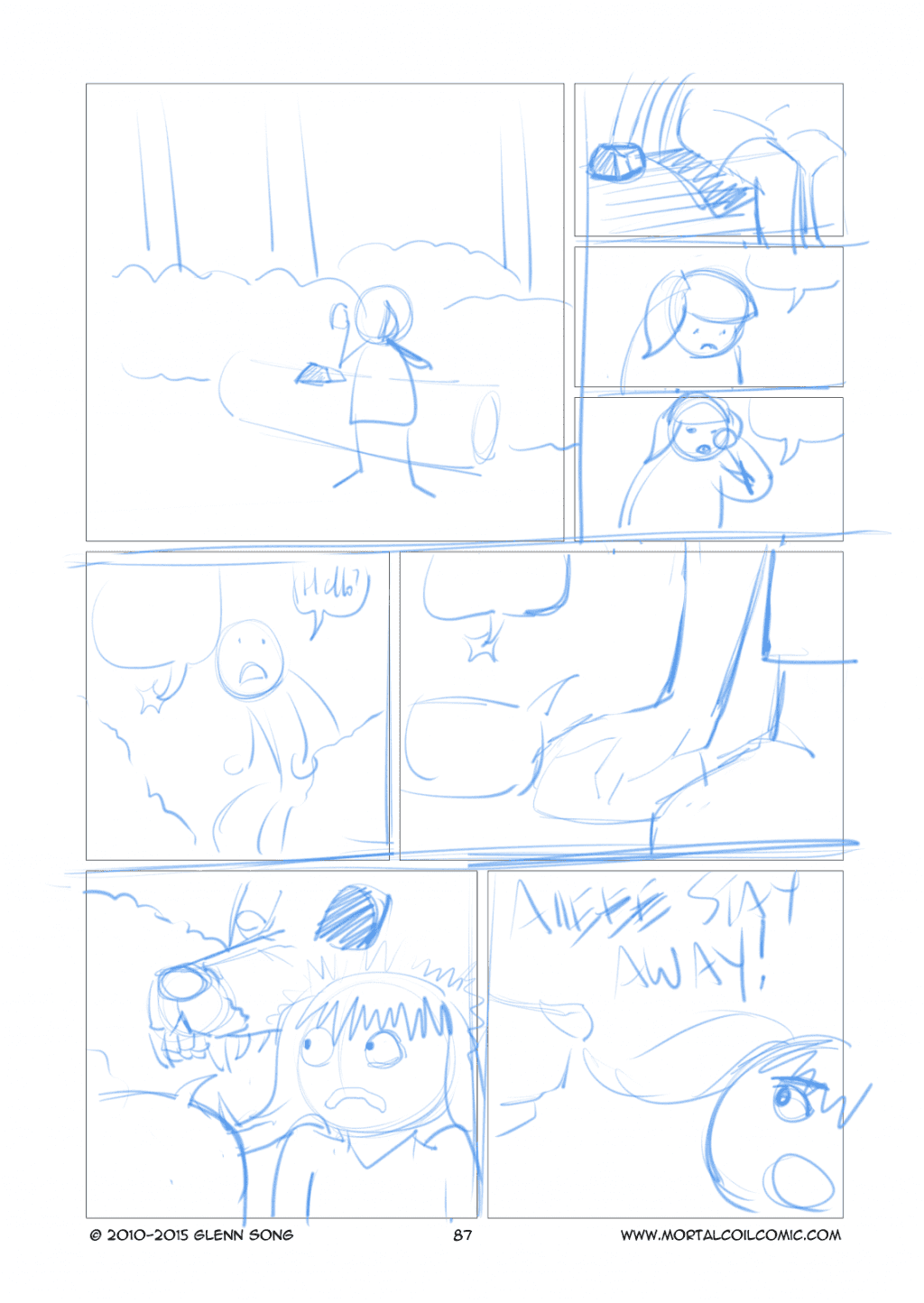 A Voice in the Woods - 4 Storyboards