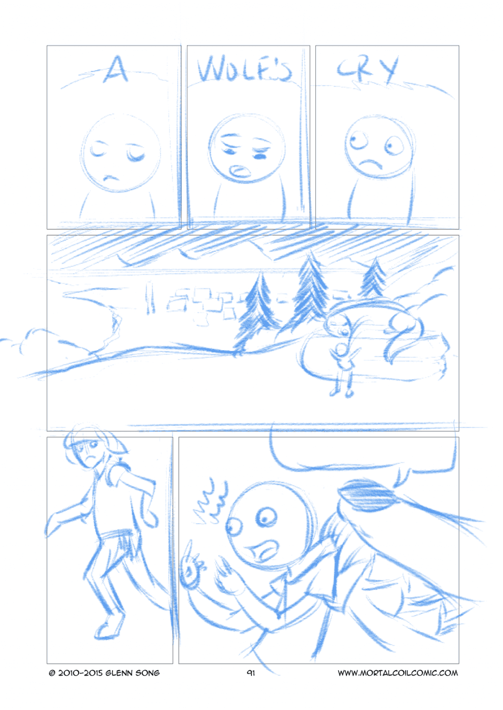 A Wolf's Cry - 1 - Storyboards