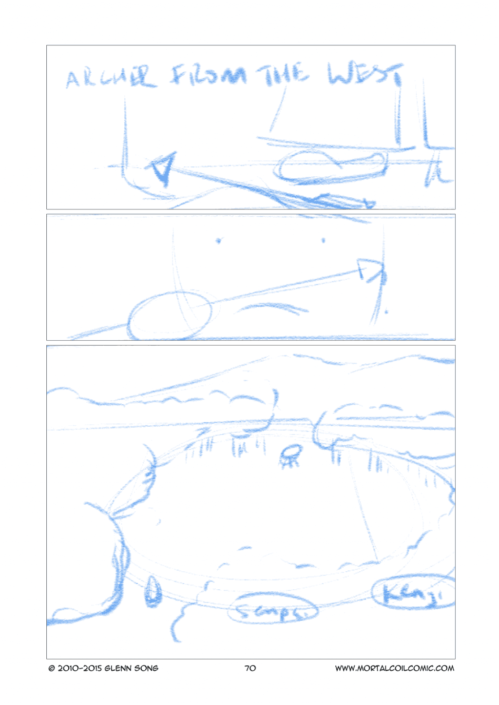 Archer of the West - 1 Storyboard